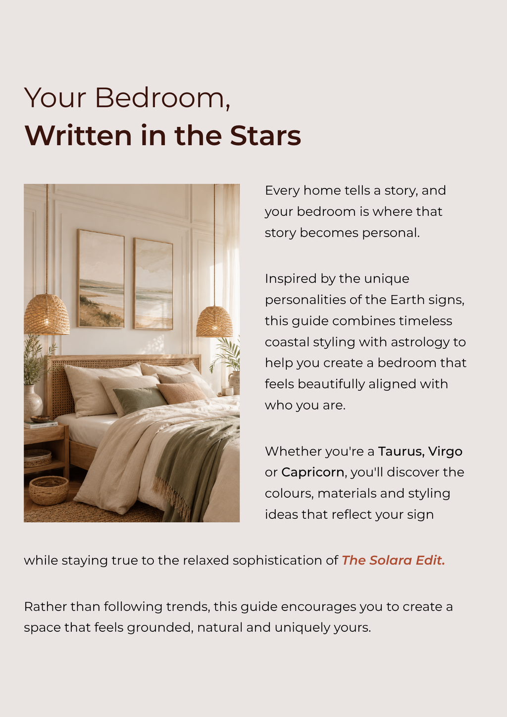 The Cosmic Bedroom Edit: Complete Zodiac Lookbook Bundle