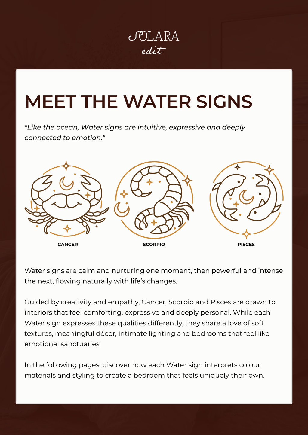 The Cosmic Bedroom Edit: Complete Zodiac Lookbook Bundle