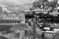 Byron The Shack (Black & White) Downloadable Print