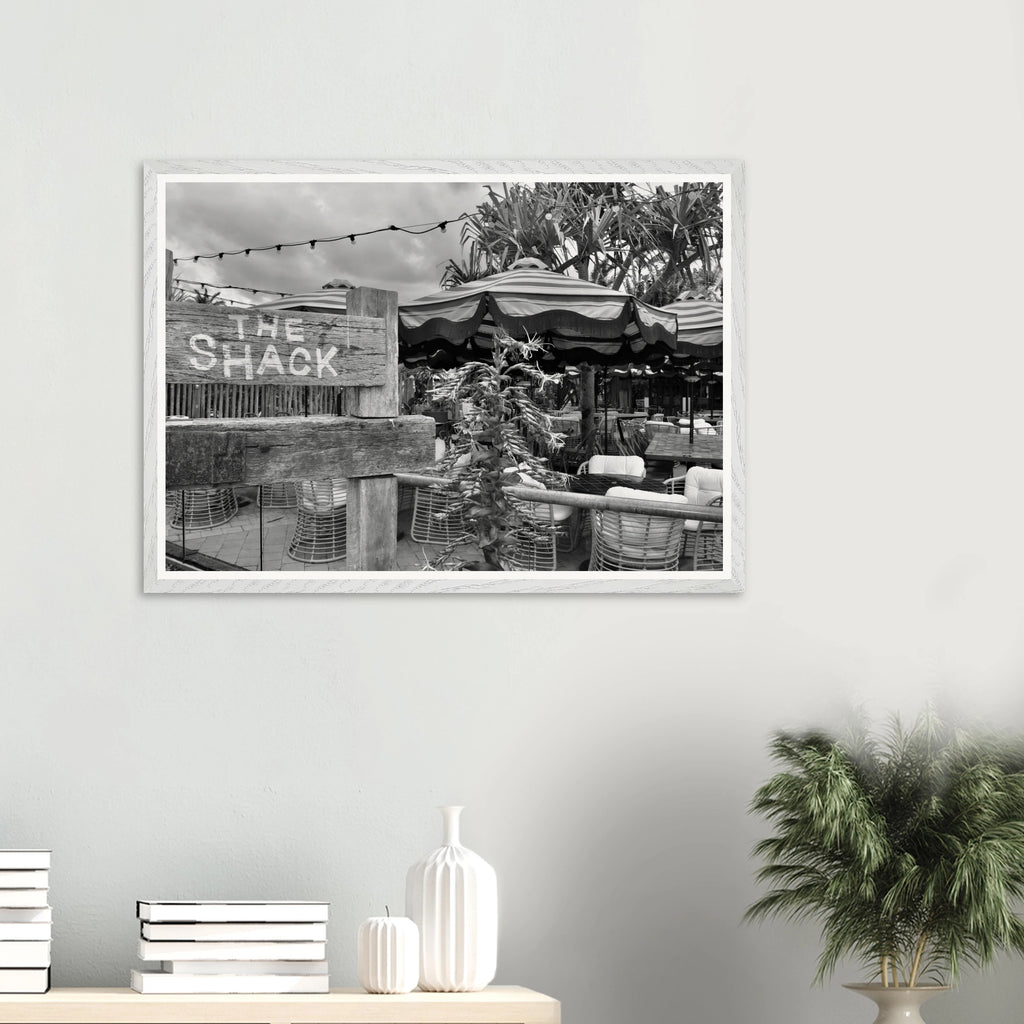 Byron The Shack Wall Art with Premium Wooden Frame