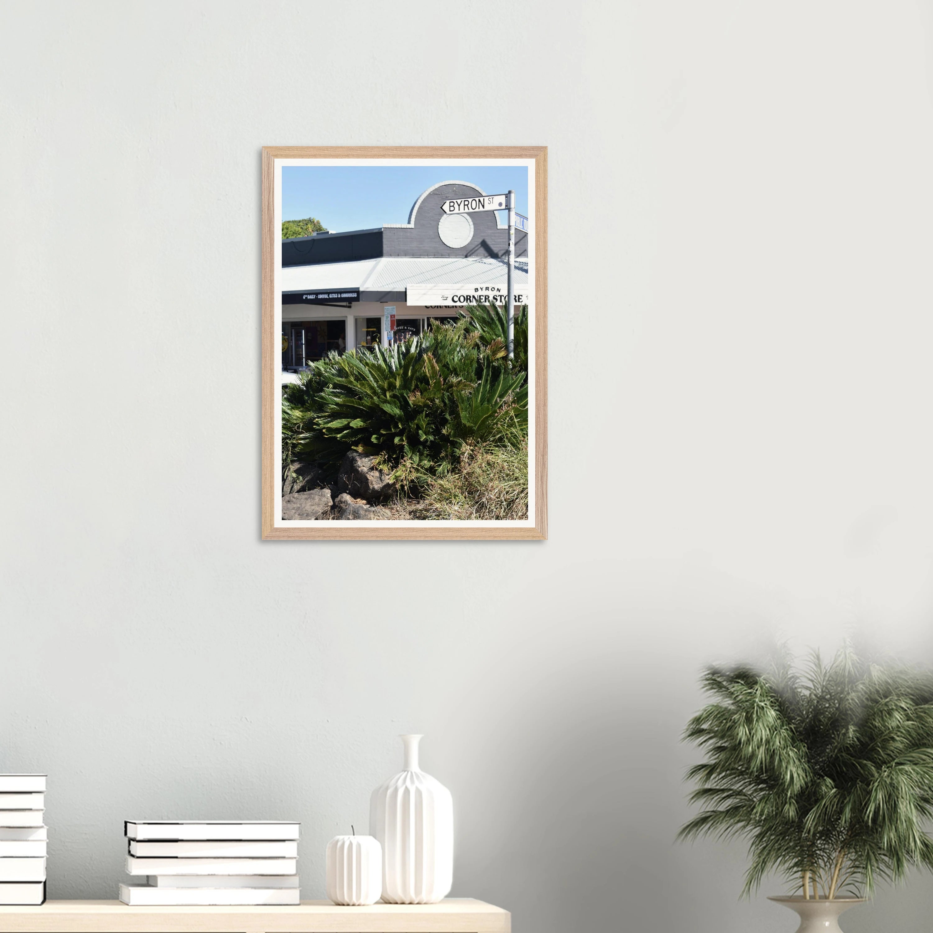 Byron Street Wall Art with Premium Wooden Frame