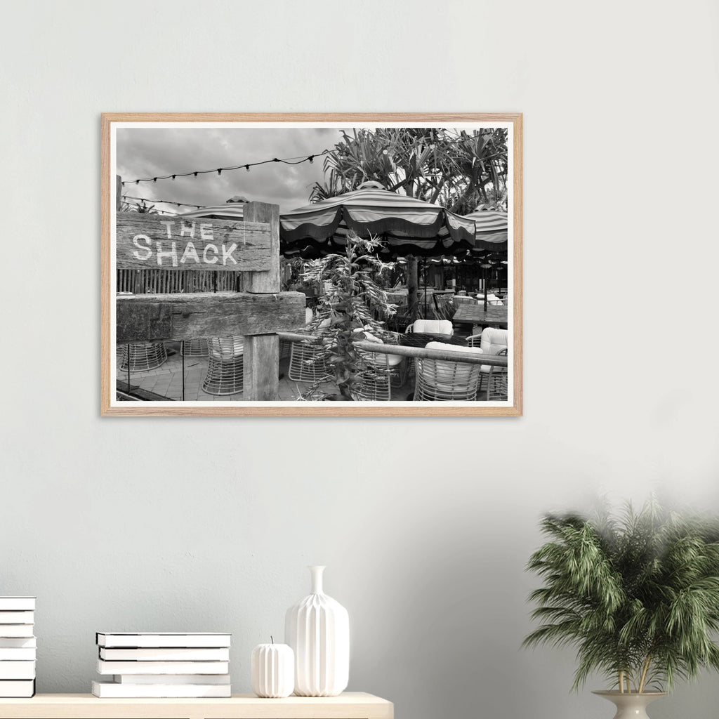 Byron The Shack Wall Art with Premium Wooden Frame