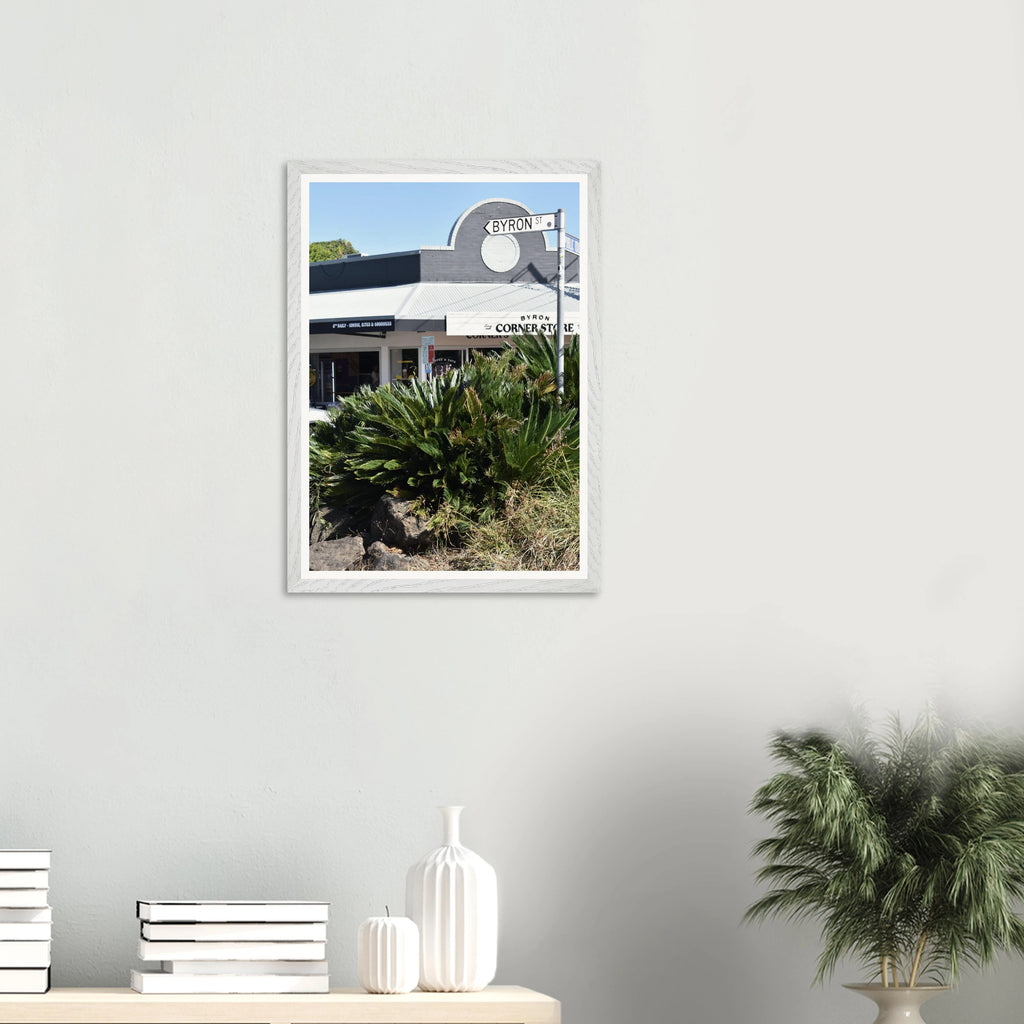 Byron Street Wall Art with Premium Wooden Frame