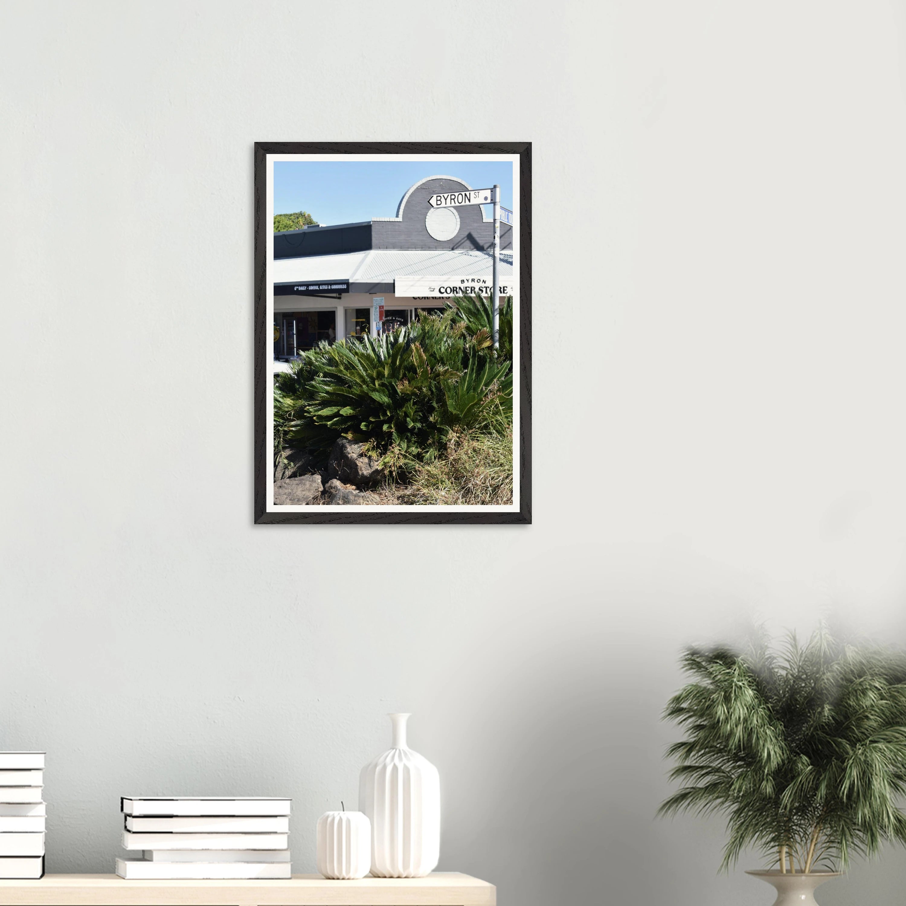Byron Street Wall Art with Premium Wooden Frame