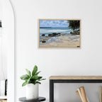 Yamba Turners Rocks to Waves Artwork: Framed Canvas