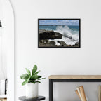 Yamba Turners Rock Splash: Framed Canvas