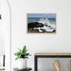 Yamba Turners Rock Splash: Framed Canvas